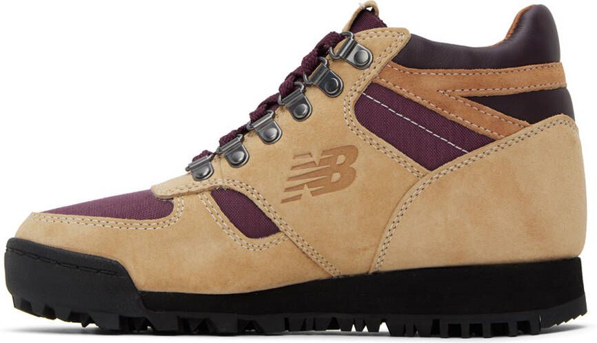New Balance Tan & Burgundy ALD Edition Rainier Boots