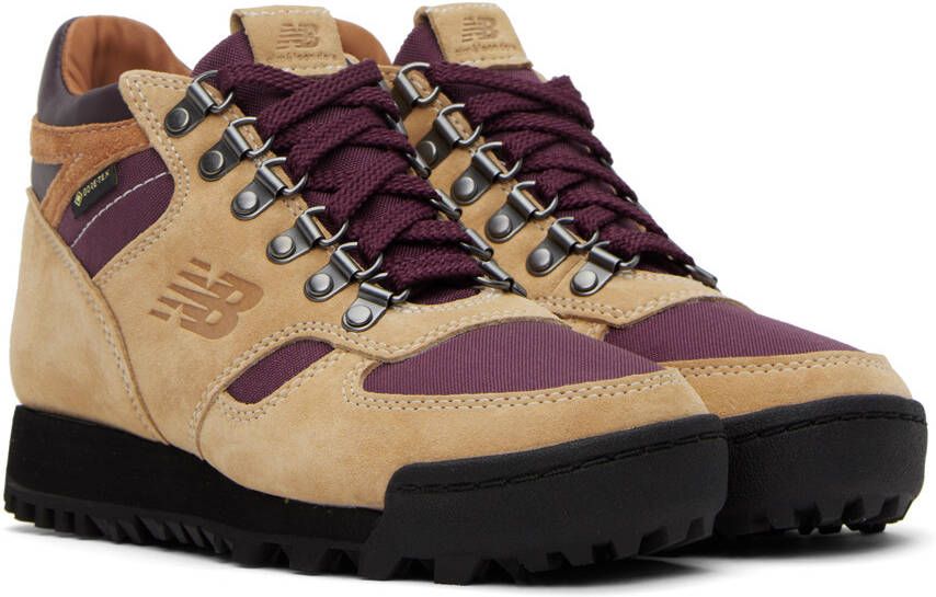 New Balance Tan & Burgundy ALD Edition Rainier Boots