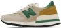 New Balance Beige & Green Made in USA 990 Sneakers - Thumbnail 3