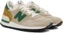 New Balance Beige & Green Made in USA 990 Sneakers - Thumbnail 4