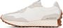 New Balance White & Beige 327 Sneakers - Thumbnail 3