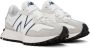 New Balance White & Gray 327 Sneakers - Thumbnail 4