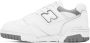 New Balance White & Gray 550 Sneakers - Thumbnail 3