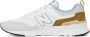 New Balance White & Gray 997H Sneakers - Thumbnail 3