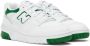 New Balance White & Green BB550 Sneakers - Thumbnail 4