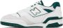 New Balance White & Green 550 Sneakers - Thumbnail 3
