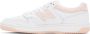 New Balance White & Pink 480 Sneakers - Thumbnail 3