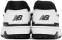 New Balance White BB550 Sneakers - Thumbnail 2