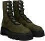 Nicholas Kirkwood Khaki Pearlogy Combat Boots - Thumbnail 4
