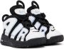 Nike Baby Black & White Air More Uptempo Sneakers - Thumbnail 4