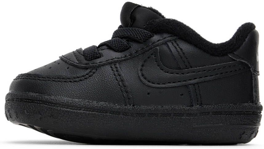 Nike Baby Black Force 1 Crib Sneakers