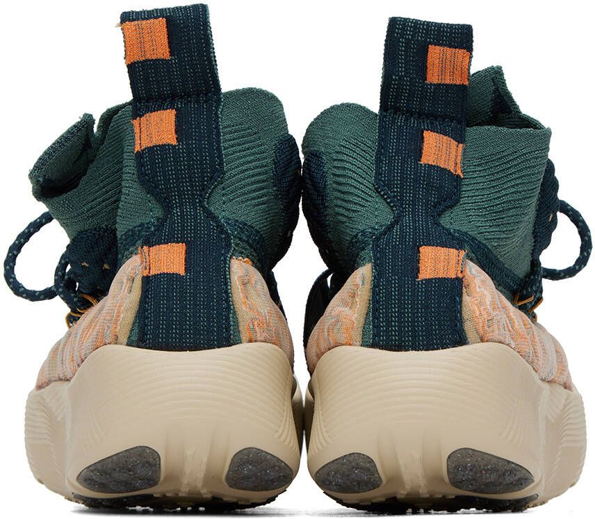 Nike Beige & Navy ISPA Sense Flyknit Sneakers