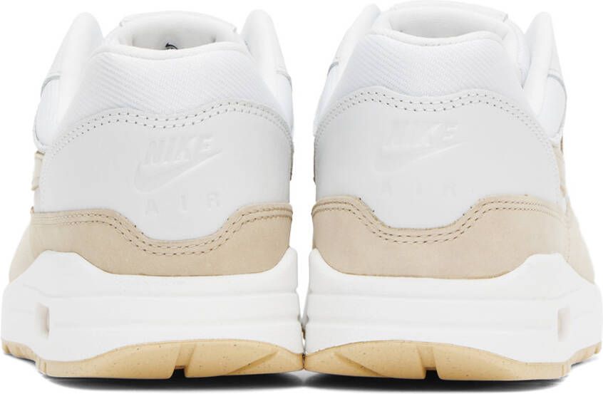 Nike Beige & White Air Max 1 Sneakers