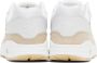 Nike Beige & White Air Max 1 Sneakers - Thumbnail 2