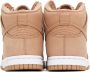 Nike Beige Dunk Premium Sneakers - Thumbnail 2