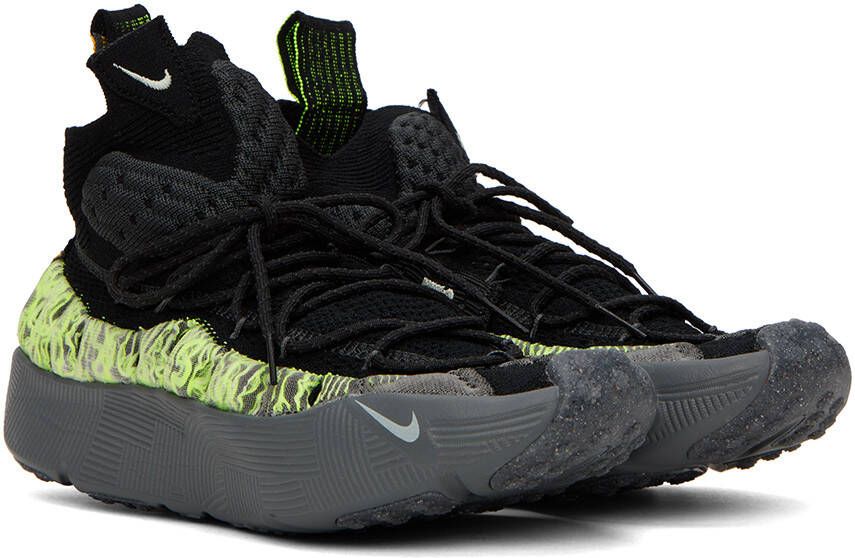 Nike Black & Grey ISPA Sense Flyknit Sneakers