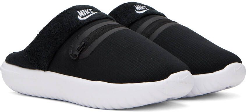 Nike Black Burrow SE Slippers