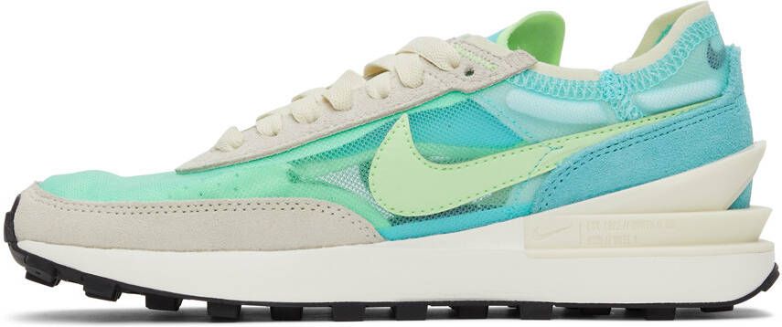 Nike Blue & Green Waffle One Sneakers