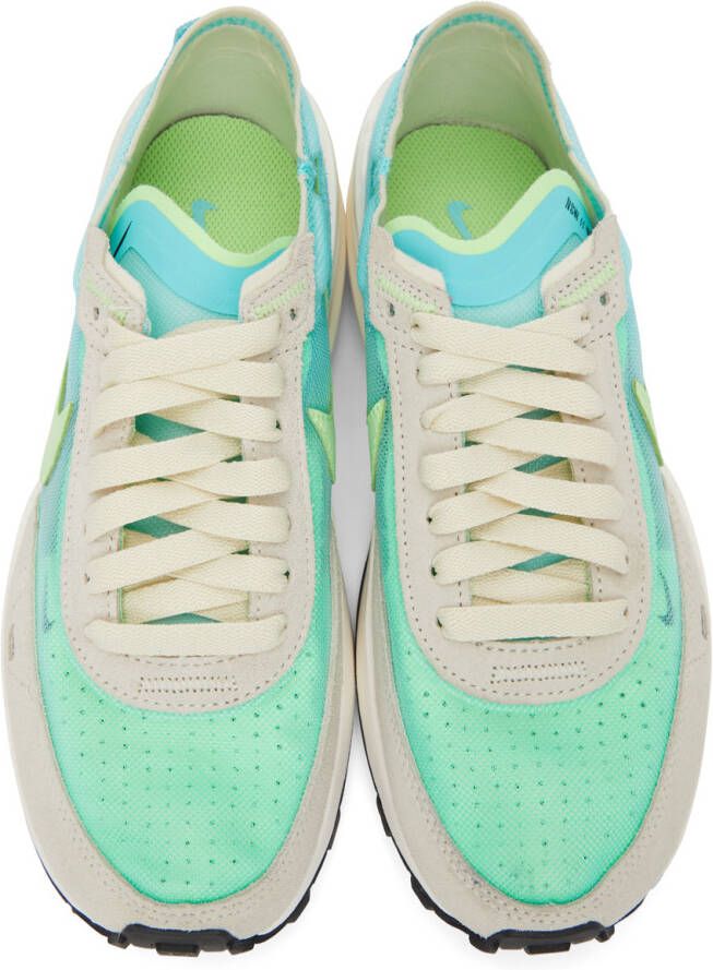 Nike Blue & Green Waffle One Sneakers