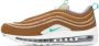 Nike Brown & Green Air Max 97 SE Sneakers - Thumbnail 3