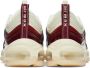 Nike Burgundy & Off-White Air Max 97 Sneakers - Thumbnail 2