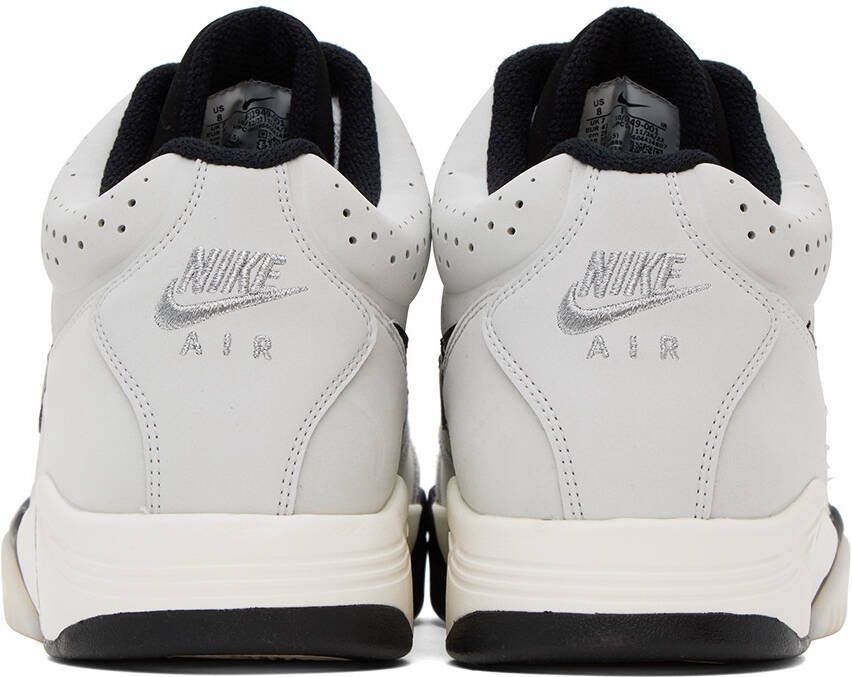 Nike Gray Air Flight Lite Mid Sneakers