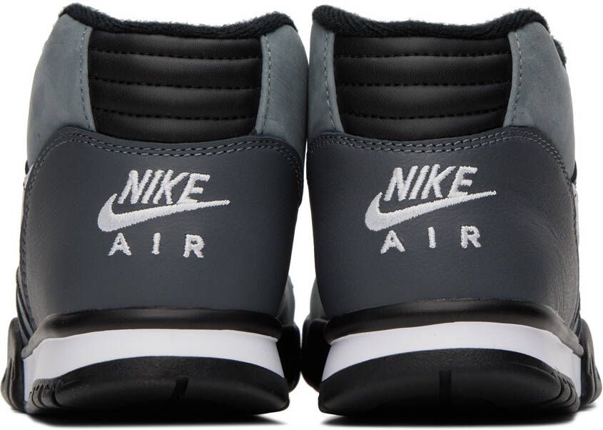 Nike Gray & Black Air Trainer 1 Sneakers
