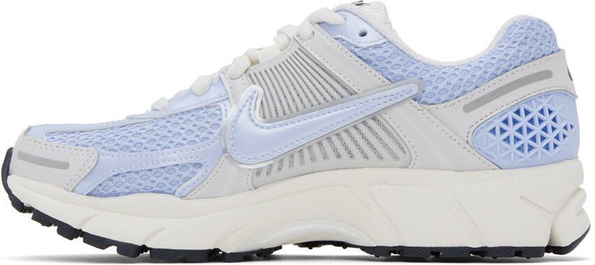 Nike Gray & Blue Zoom Vomero 5 Sneakers