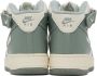 Nike Gray & Off-White Air Force 1 Mid '07 LX NBHD Sneakers - Thumbnail 2