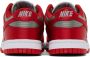 Nike Gray & Red Dunk Low Sneakers - Thumbnail 2