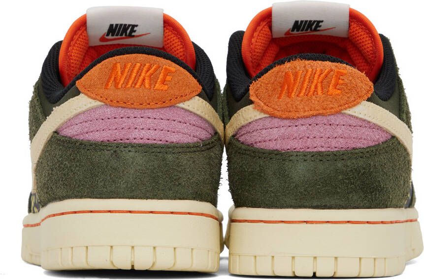 Nike Green & Orange Dunk Low Retro SE Sneakers