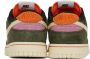 Nike Green & Orange Dunk Low Retro SE Sneakers - Thumbnail 2