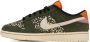 Nike Green & Orange Dunk Low Retro SE Sneakers - Thumbnail 3