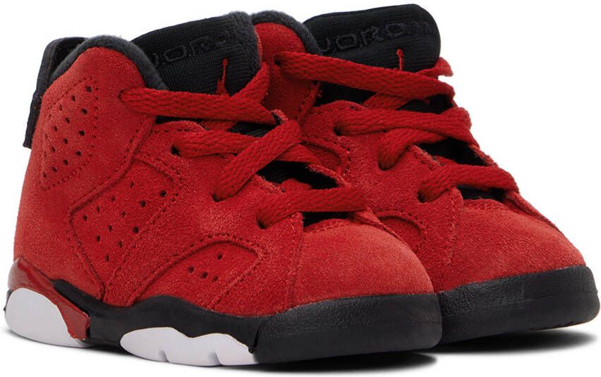Nike Jordan Baby Red Air Jordan 6 Retro Sneakers