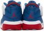 Nike Jordan Baby White & Blue Jordan 6 Rings Sneakers - Thumbnail 2
