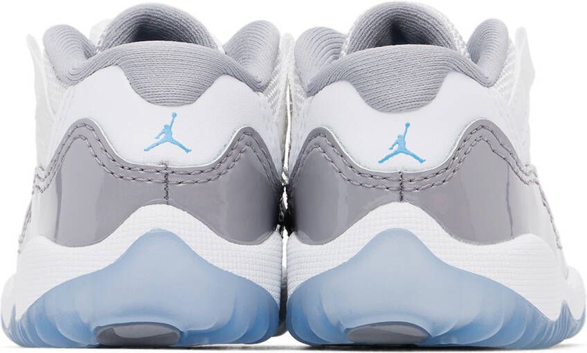 Nike Jordan Baby White & Gray Air Jordan 11 Retro Sneakers