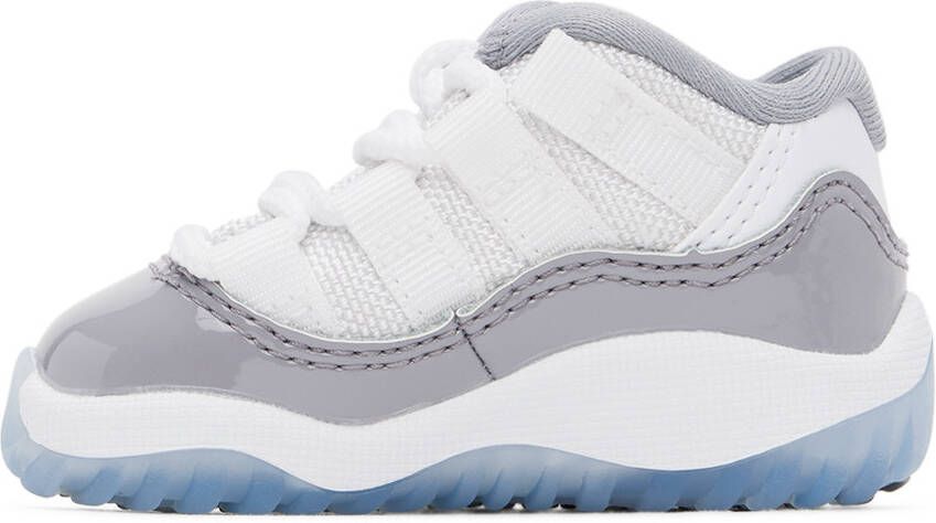 Nike Jordan Baby White & Gray Air Jordan 11 Retro Sneakers