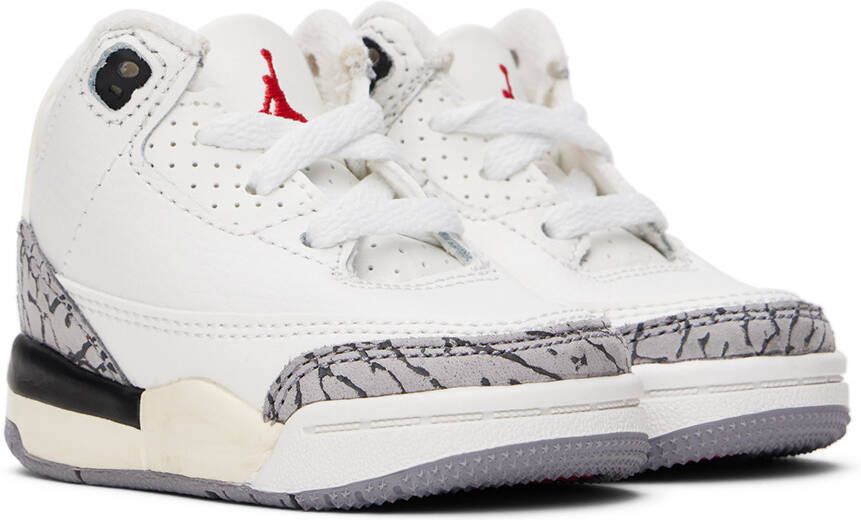 Nike Jordan Baby White Jordan 3 Retro Sneakers