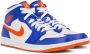 Nike Jordan Blue & White Air Jordan 1 Mid Sneakers - Thumbnail 4