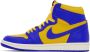 Nike Jordan Blue & Yellow Air Jordan 1 Retro Hi OG Sneakers - Thumbnail 3