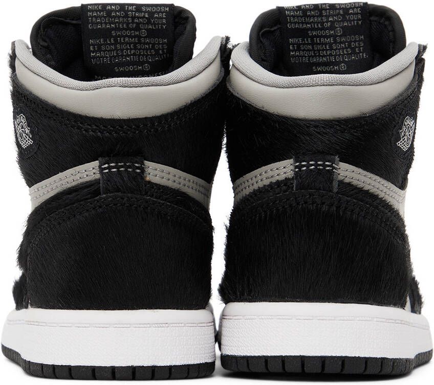 Nike Jordan Kids Black & Gray Jordan 1 Retro High Little Kids Sneakers