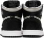 Nike Jordan Kids Black & Gray Jordan 1 Retro High Little Kids Sneakers - Thumbnail 2