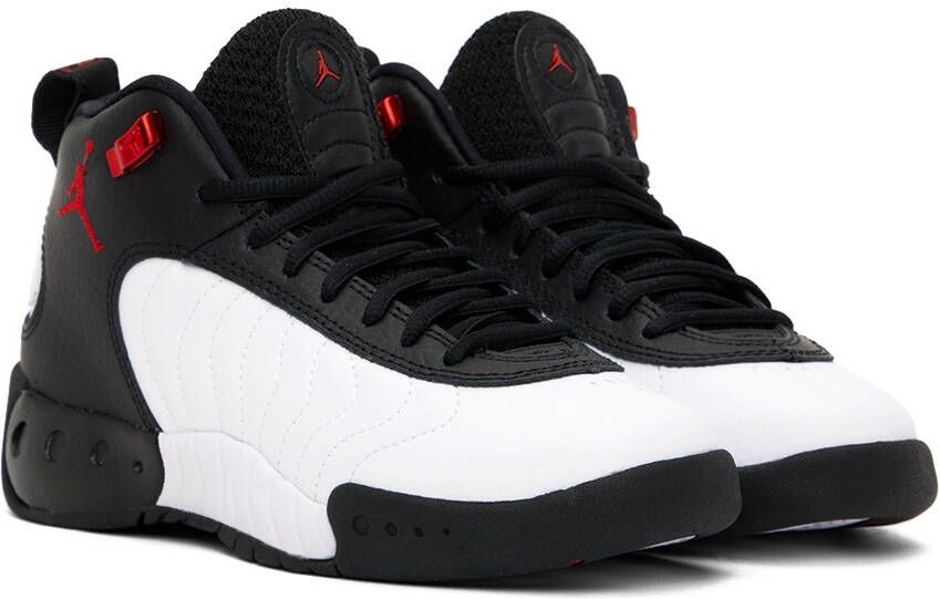 Nike Jordan Kids Black & White Jumpman Pro Big Kids Sneakers