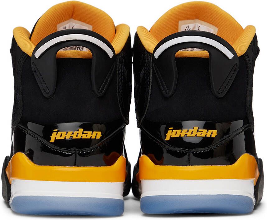 Nike Jordan Kids Black & Yellow Air Jordan Dub Zero Big Kids Sneakers