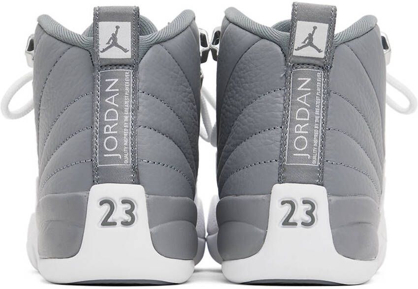 Nike Jordan Kids Gray Air Jordan 12 Retro Big Kids Sneakers