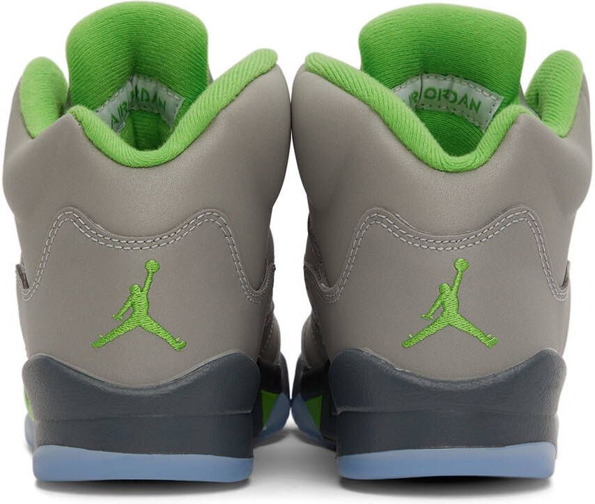 Nike Jordan Kids Gray Air Jordan 5 Retro Big Kids Sneakers