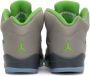Nike Jordan Kids Gray Air Jordan 5 Retro Big Kids Sneakers - Thumbnail 2