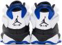 Nike Jordan Kids White & Black Jordan 6 Rings Big Kids Sneakers - Thumbnail 2
