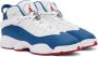 Nike Jordan Kids White & Blue Jordan 6 Rings Big Kids Sneakers - Thumbnail 4