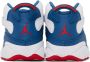Nike Jordan Kids White & Blue Jordan 6 Rings Little Kids Sneakers - Thumbnail 2